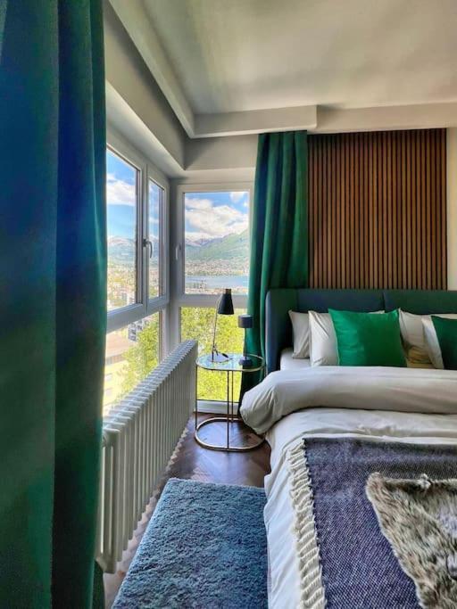 Panorama Suite In Lugano - Pazzallo Paradiso Bagian luar foto