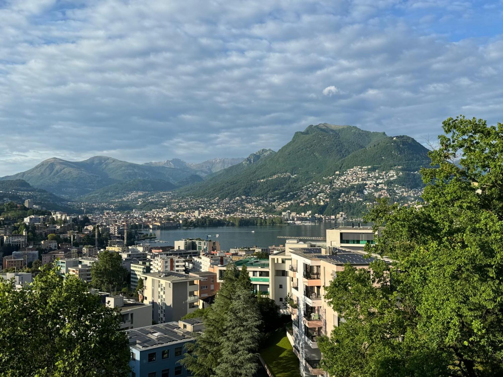 Panorama Suite In Lugano - Pazzallo Paradiso Bagian luar foto