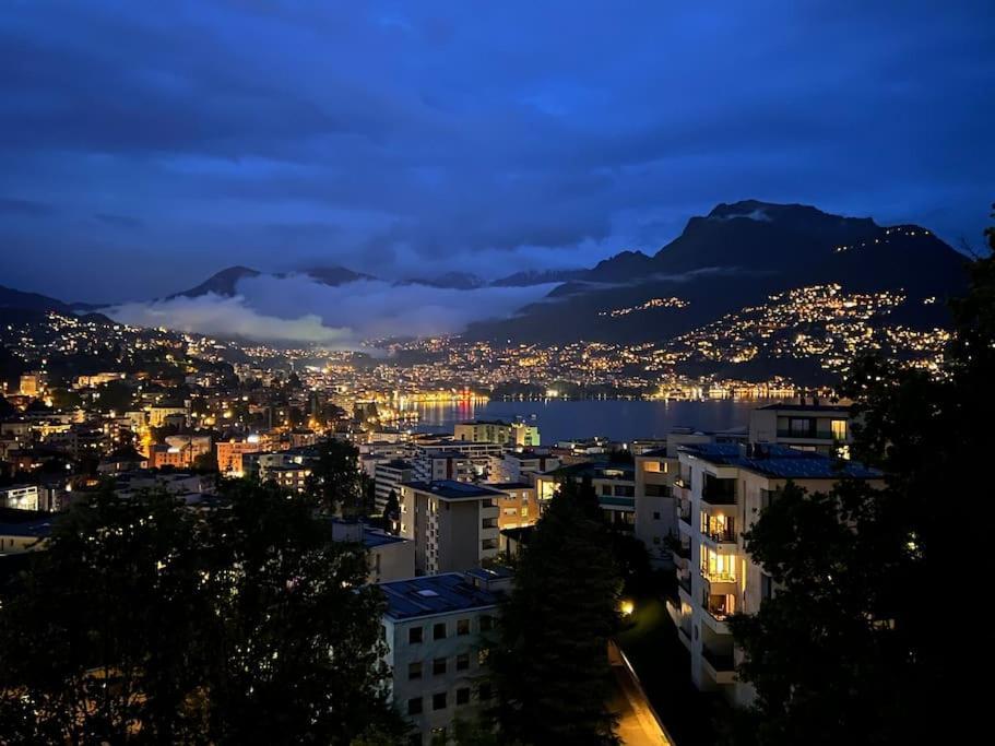 Panorama Suite In Lugano - Pazzallo Paradiso Bagian luar foto