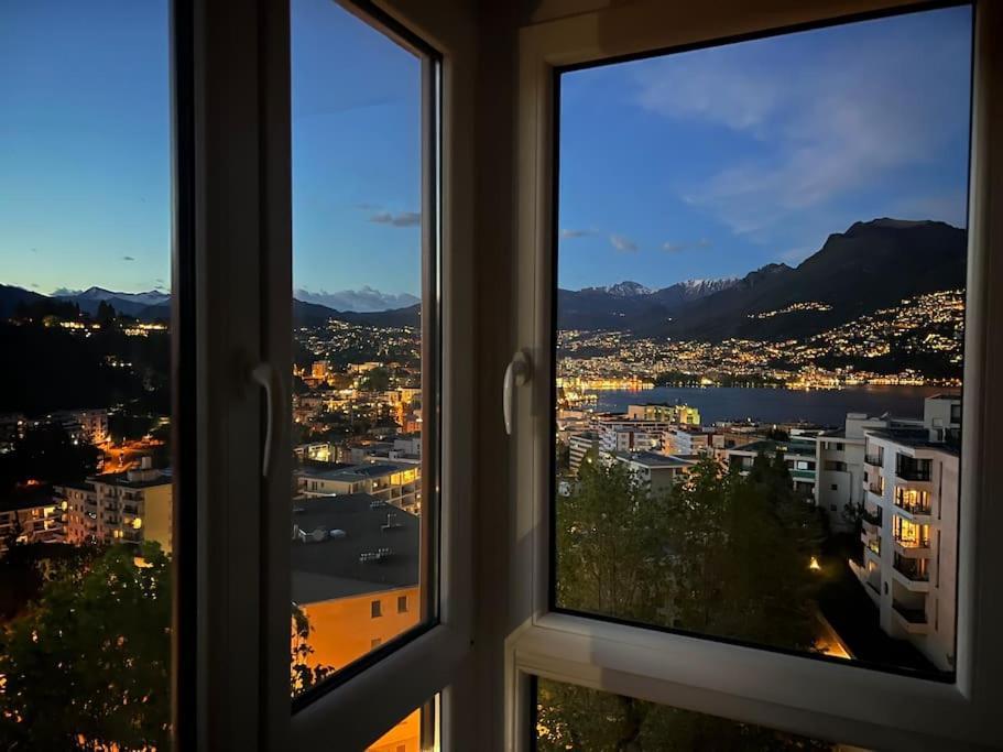 Panorama Suite In Lugano - Pazzallo Paradiso Bagian luar foto