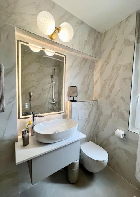 Panorama Suite In Lugano - Pazzallo Paradiso Bagian luar foto