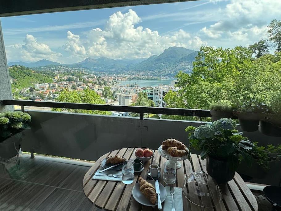 Panorama Suite In Lugano - Pazzallo Paradiso Bagian luar foto