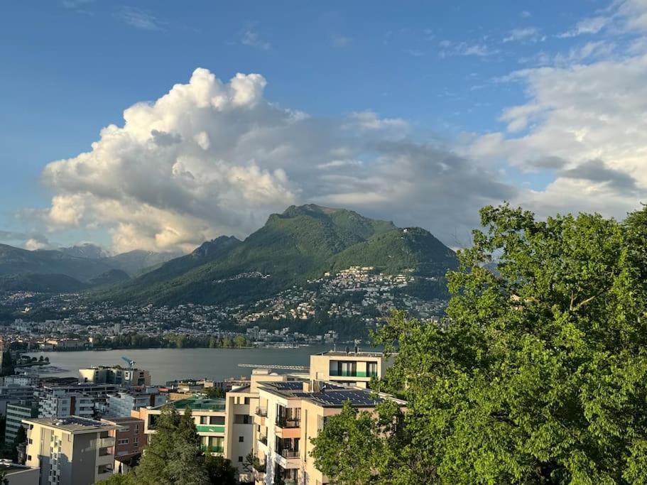 Panorama Suite In Lugano - Pazzallo Paradiso Bagian luar foto