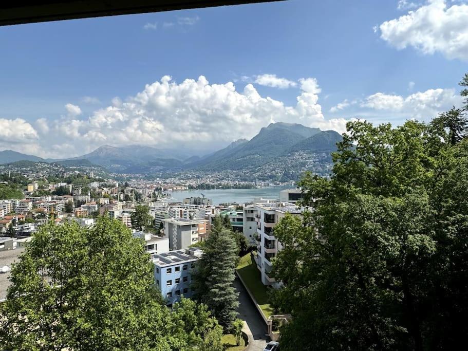 Panorama Suite In Lugano - Pazzallo Paradiso Bagian luar foto